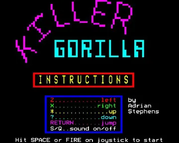 Killer Gorilla (1983)(Stephens, A.)[h2] screen shot title